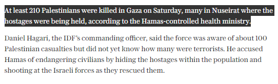 The Telegraph bias on Palestine